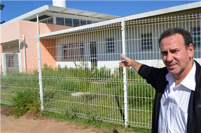 Professor Antonio visitou creche no Santa Rita