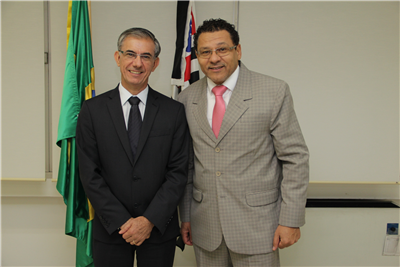 Davi Zaia recebeu José Pereira em seu gabinete