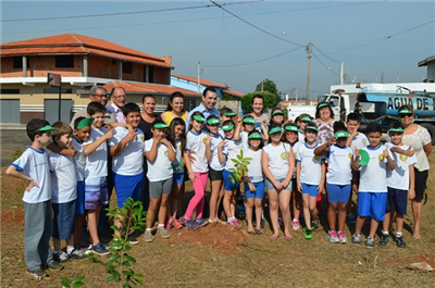 Projeto Escola Amiga do Meio Ambiente com alunos do 3º ano da Emef Dante Gazzetta